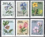 Polonia 1990 - Flori, serie neuzata