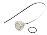 Comutator anti-vandalism SPST-NO IP65 22mm 50mA 24V