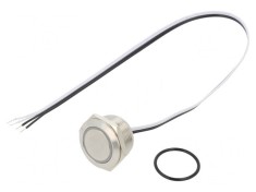 Comutator anti-vandalism SPST-NO IP65 22mm 50mA 24V