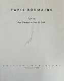 Paul Petresco / Paul H. Stahl, Tapis Roumains, 1966, Meridiane
