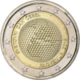 Slovenia 2 euro 2018 comemorativa, albine, UNC