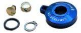 Motion Control Compression Knob Standard Alum W/ Cir-Clip - Blue Ultimate FactoryBikes