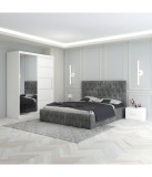 Dormitor Eric Gri 180x200cm