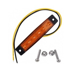 Lampa gabarit auto cu LED 24V Galbena LG-6SMD-24V-GALBEN