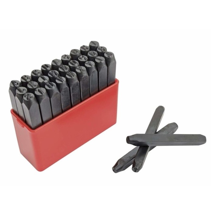 Set poansoane de marcat litere Mannesmann M244 05 5 mm 26 piese Set poansoane de marcat litere Mannesmann M244 05 5 mm 26 piese