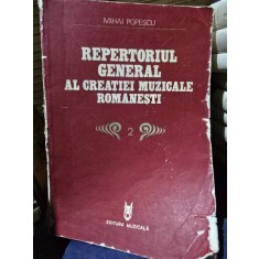 Mihai Popescu - Repertoriul General al Creatiei Muzicale Romanesti vol.2