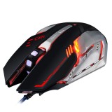 Mouse Gaming iMice V8 Iluminare Laser RGB Gradient, 6 Butoane, USB, Optica, Peste 2000