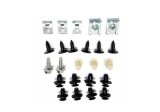 Set clipsuri fixare carenaj aripa interioara Juke (F15), 06.2010-08.2014; Juke (F15), 06.2014-, 24 bucati la set