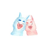 Cumpara ieftin Sticker decorativ LLama, Multicolor, 48 cm, 3209ST, Oem