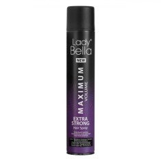 Fixativ Păr, Lady Bella, Maximum Volume, Fixare Foarte Puternică, Keratină și Aminoacizi, Capacitate 400ml