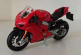 Macheta motocicleta Ducati Panigale V4 rosu - Bburago 1/18