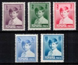 Romania 1930, LP 83, Regele Mihai I format mic (uzuale), seria cu sarniera, MH*