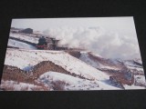 Locomotiva cu Abur &bdquo;Sir Lamiel&quot; Nr. 777, Trenul Cumbrian Mountain Express, Valea Dentdale &Icirc;nzăpezită . Carte Poștală Temă Feroviară, Necirculata, Printata