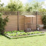 vidaXL Garduri pentru melci 16 pcs Argintiu Oțel Galvanizat 874889