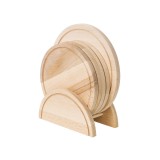 Set 5 bucati tocator rotund plus suport / EXT 10144