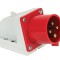 Fisa stecher 4 poli 3P+PE 32A 6h 380V IP44 trifazic CEE montaj aplicat