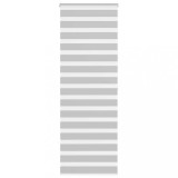 VidaXL Jaluzea tip zebra gri deschis lățime țesătură 80,9 cm poliester