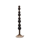 Bile Anale Love Throb, Negru, 18 cm
