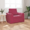 VidaXL Pat canapea bordo 98 x 71 x 83 cm Catifea 4106669