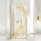Paravan dus walk-in Aqua Roy Gold, model Lava auriu, sticla 8 mm clara, securizata, anticalcar, 90x195 cm