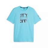 Manchester City tricou de bărbați FtblCore blue - L, Puma