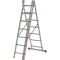 Scara aluminiu, Metalkas, 3 tronsoane, 7 trepte, max 150 kg, 1.9-3.47 m