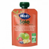 Gustare eco din mar, capsuni, banane si afine Solo pentru +4 luni, 100g, Hero Baby