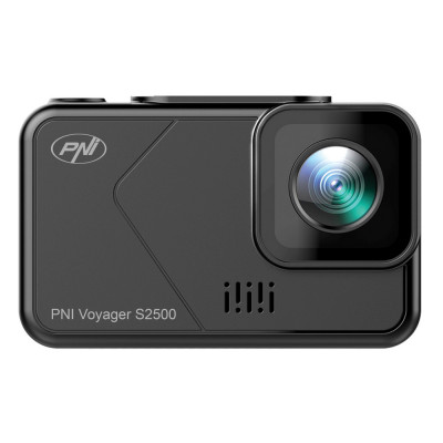 Camera auto DVR PNI Voyager S2500 WiFi, 4K UHD, ecran 2 inch, inregistrare ciclica, monitorizare parcare, detectie miscare, inregistrare video si audi foto