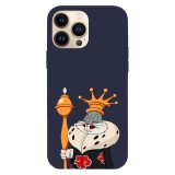 Husa compatibila cu Apple iPhone 15 Pro Max model King Bugs Bunny, Silicon, TPU, Viceversa, Transparent, Carcasa