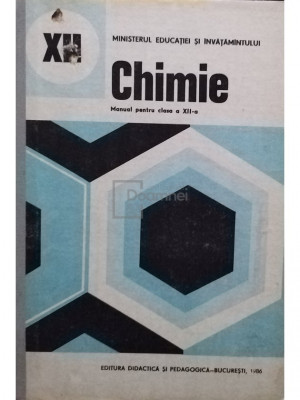 C. D. Albu - Chimie - Manual pentru clasa a XII-a (editia 1986) foto