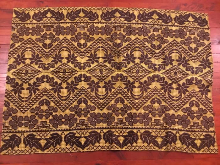 arta / traditie / rustic / design - Cuvertura , Macat , Scoarta , Patura taraneasca realizata manual la razboiul de tesut !