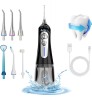 Irigator Oral Profesional pentru Dus Bucal, Sofia CONCEPT&reg;, 6 Trepte, IPX7, 2000mAh, 320 ML, Black Diamond