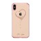 Husa Originala Ultra Slim Wish Lux Elegance Cu Cristale Iphone X, XS Rose Transparent