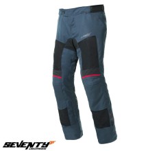 Pantaloni pentru scuter - motocicleta Touring unisex Seventy vara model SD-PT22 culoare: albastru Albastru XL