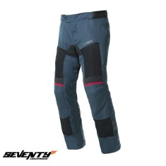 Pantaloni pentru scuter - motocicleta Touring unisex Seventy vara model SD-PT22 culoare: albastru Albastru 4XL