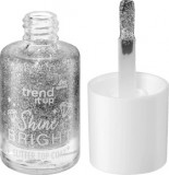 Trend !t up Lac de unghii Shine Bright N.010 Argintiu, 1 buc