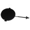 Capac bara carlig remorcare Fiat Linea (323), 06.2007-05.2013, montare spate, RapidAuto