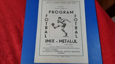 program IMIX Agnita - Metalul copsa Mica foto