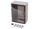 Carcasă: montare pe perete X: 265mm Y: 335mm Z: 152mm ABS IP65, C.1601-P