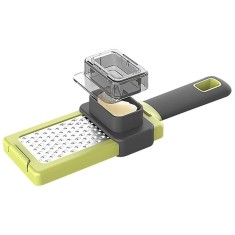Razatoare Multifunctionala, pentru Ustuoi, Branza, Cascaval, 20.3 x 5.8 x 3.3 cm, Verde/Gri