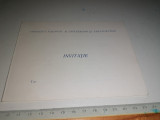 Cumpara ieftin INVITATIE CONSILIUL NATIONAL AL INGINERILOR SI TEHNICIENILOR 1969