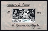 SPANIA 1981 CENTENARUL PICASSO BLOC MNH