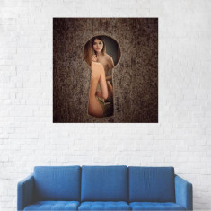 Tablou Canvas, Sexy blonde girl - 20 x 20 cm foto