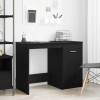 VidaXL Birou Stejar negru 100 x 50 x 76 cm Lemn compozit