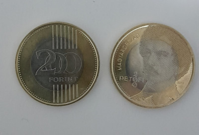 Ungaria 200 forint forinti 2023 Petofi Sandor foto