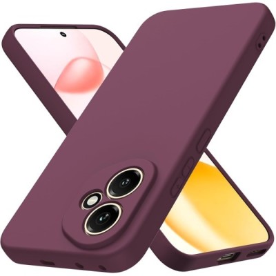 Husa Soft Touch, slim, ALC Mobile, anti soc, compatibila cu Honor 400 5G, Visiniu Tpu foto