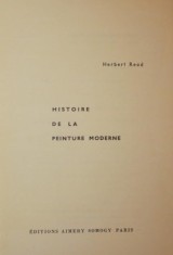 HISTOIRE DE LA PEINTURE MODERNE foto
