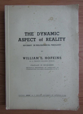 William E. Hopkins - The dynamic aspect of reality (1939) foto