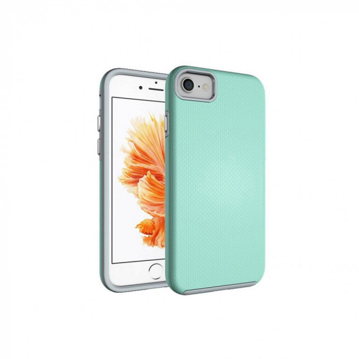 Husa Compatibila cu Apple iPhone 6 Plus,Apple iPhone 6S Plus - iberry Armor Rugged Verde Mint