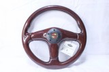 Volan de tip Momo cu lemn claxon TFP Mahogany wood steering wheel 330 mm GT3 collector's edition